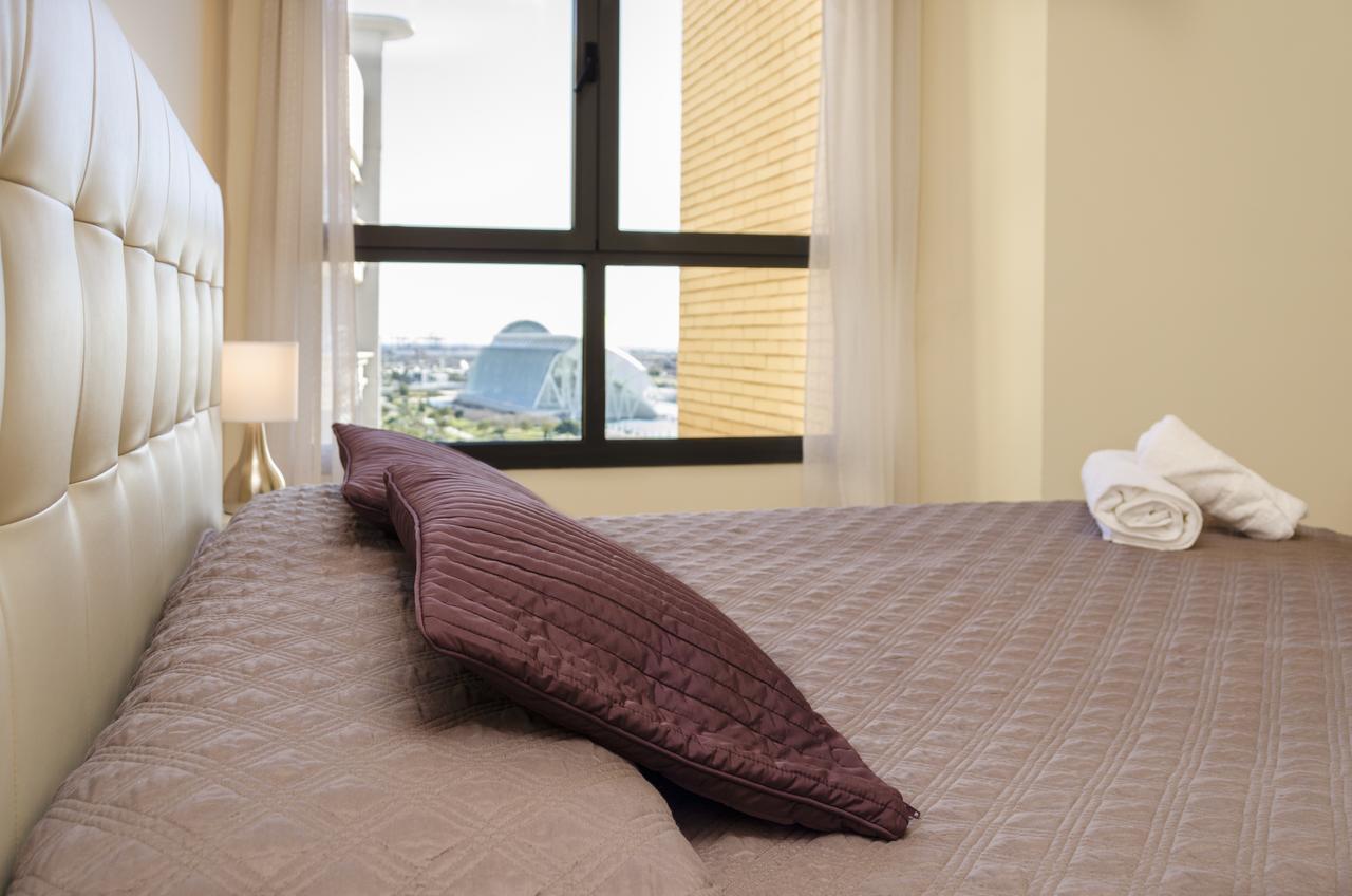 Apartup Blue Opera View Apartment Valencia Bagian luar foto